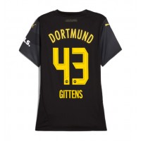 Camisa de time de futebol Borussia Dortmund Jamie Bynoe-Gittens #43 Replicas 2º Equipamento Feminina 2024-25 Manga Curta